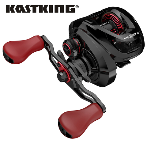 KastKing Sharky III Long Cast Baitcasting Reel 7.2:1 Gear Ratio Reel Carbon Body 10+1Ball Bearings 8 KG Drag 184g  Fishing Coil ► Photo 1/6