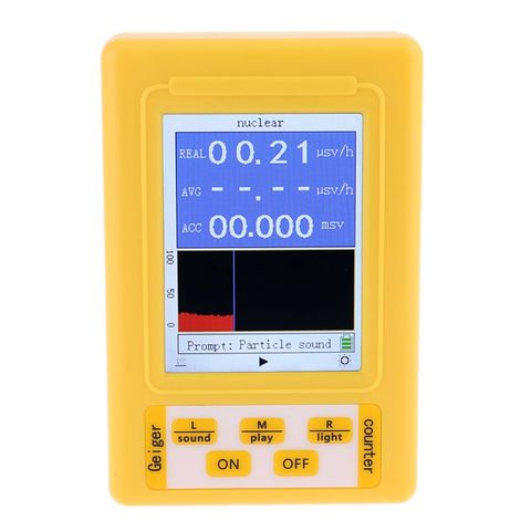 BR-9C 2-in-1 Handheld Portable Digital EMF Meter Electromagnetic Radiation Nuclear Radiation Detector Geiger Counter ► Photo 1/6