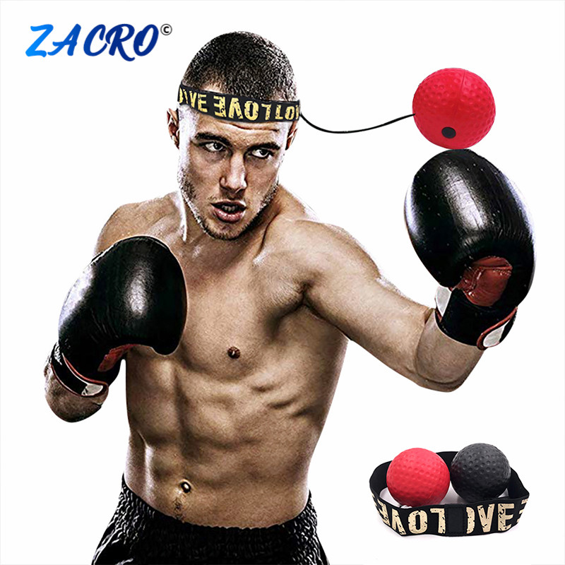 Boxer Fight Ball Head Band Speed Boxing Training Punching Workout Bag 1 