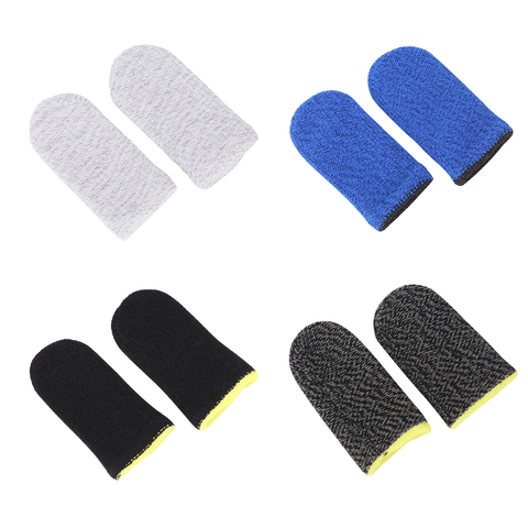 2pcs Breathable Game Controller Finger Cover Sweat Proof Non-Scratch Touch Screen Gaming Finger Thumb Sleeve Gloves for PUBG ► Photo 1/6