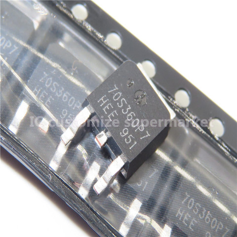 10PCS/LOT NWE 70S360P7 IPD70R360P7S  TO-252 700V 34A   SMD Transistor ► Photo 1/2