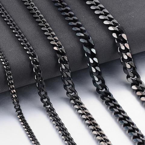 Hot Selling Men Stainless Steel Cuban Chain Fashion Customizable Necklace Jewelry ► Photo 1/3