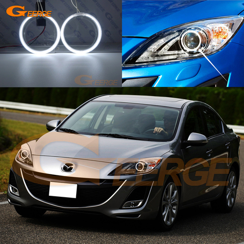 For mazda 3 mazda3 BL Grand Touring MPS 2010 2011 2012 2013 Excellent Ultra bright CCFL Angel Eyes kit halo rings ► Photo 1/6