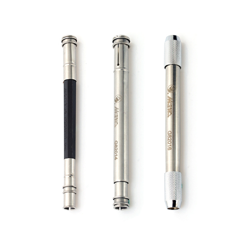 G82010  G82014  G82016 Retractable Metal Pencil Extender Holder Double Ended Aluminum Alloy Non-slip Durable ► Photo 1/3