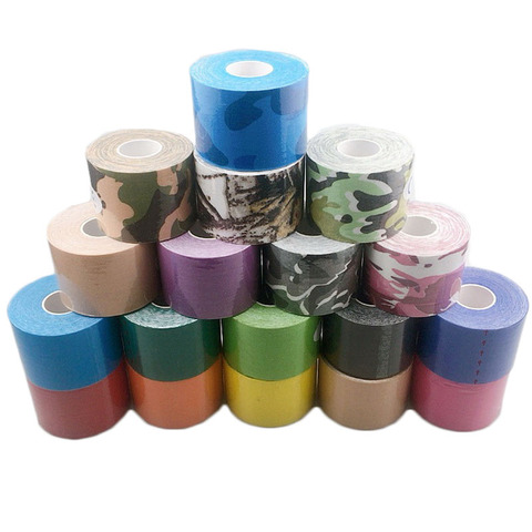 2.5/3.8/5/7.5 cm*5 m Cotton Self Adhesive Sport Tape Muscle Joint Physiotherapy Kinesiology Tape Elastic Bandage kinesiologico ► Photo 1/6