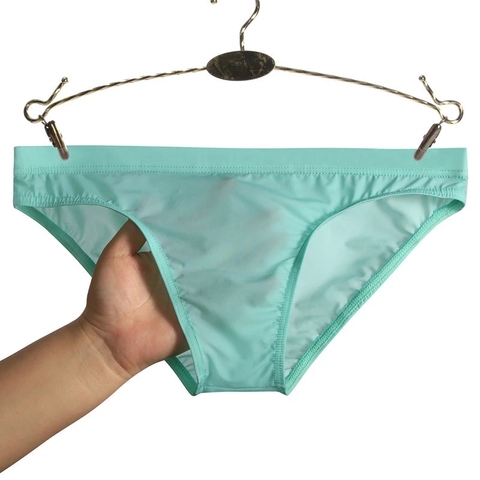 Breathable Men Briefs Ultra-thin Transparent Seamless Underpants Low-rise Ice Silk Sexy Men Panties Elastic Underwear Slip Cueca ► Photo 1/6