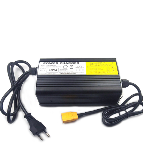 42V 8A Smart lithium battery charger for 36V 10S li-ion battery pack lipo electirc bike scooter ebike power supply ► Photo 1/6