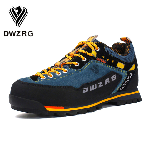 DWZRG Waterproof Hiking Shoes Mountain Climbing Shoes Outdoor Hiking Boots Trekking Sport Sneakers Men Hunting Trekking ► Photo 1/6