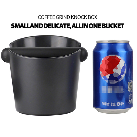 Coffee Powder Residue Box Black Deep Bowl Non-slip Detachable Knock Bar Coffee Machine Grounds Recycling Bucket Grind Trash Bin ► Photo 1/6