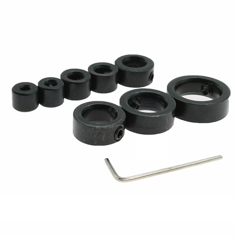 3mm/4mm/5mm/6mm/8mm/10mm/12mm/16mm Drill Bit Carbon Steel Clamp Shaft Lock Slot Sleeve Limit Ring Locator ► Photo 1/6