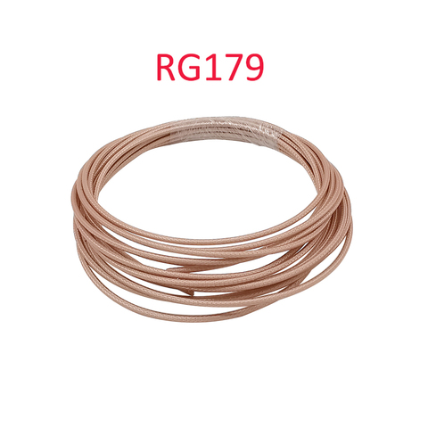 1M RG179 Coaxial Cable Antenna Feeder Transmission Connection Line M17/94-RG179 Low Loss RF Coaxial Cable Connection Coax Wire ► Photo 1/2