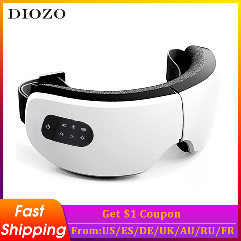 Vibration Eye Massager Electric Bluetooth Eye Care Device Fatigue Relieve Vibration Massage Hot Compress Therapy Massager ► Photo 1/6