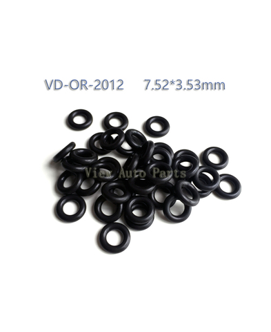 200pcs Universal Injector Rubber ORing For GB3-100/ASNU08C Fuel Injector Repair Kit 7.52*3.53mm VD-OR-2012 ► Photo 1/3