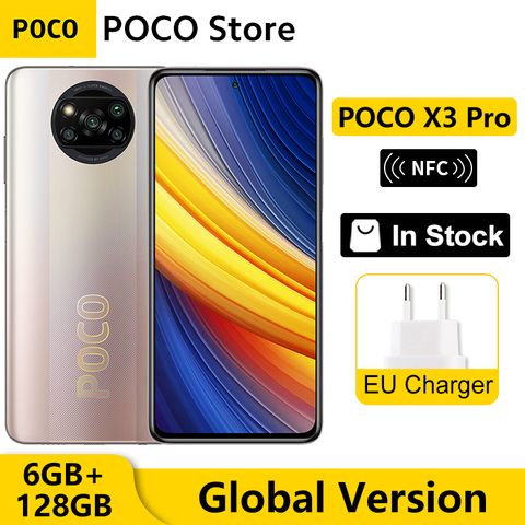 Global Version POCO X3 Pro 6GB 128GB Snapdragon 860 Smartphone  6.67