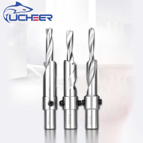 UCHEER 1pcs Salad seed mother flat bottom countersunk head step two steps screw pattern take double hole opener bits ► Photo 1/6