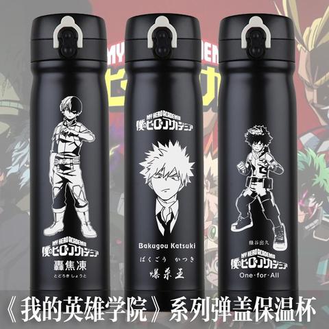 OUSSIRRO My Hero Academia Theme Thermos  Saitama Pure Color Mugs Cup Kitchen Tool Gift ► Photo 1/6