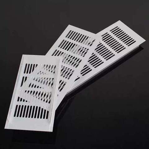 15cm-60cm Aluminum Alloy Air Vent Perforated Sheet Web Plate Ventilation Grille For Closet Shoe cupboard Decorative cover ► Photo 1/6