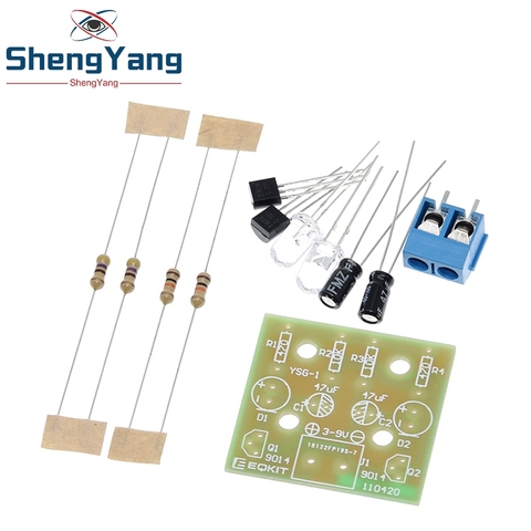  Simple LED Flash DIY Kits Circuit Electronics DIY Electronic Suite 1.2mm Parts for Arduino Flash LED Kit Electronic DIY Kit ► Photo 1/6