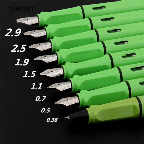 High quality 776 Green Various sizes calligraphy  Nib Fountain Pen School student stationery Supplies ink pens ► Photo 1/6