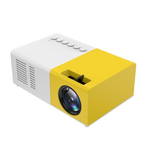 J9 Mini Portable Projector Support HDMI AV USB HD 1080p Video Media Player LED Mini Projector For Home Theater PC Laptop Video ► Photo 1/6