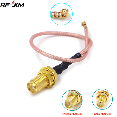 U.FL/IPX IPEX UFL to RP-SMA SMA Female Male Antenna WiFi Pigtail Cable ufl ipex RG178 RF Cable ► Photo 1/5