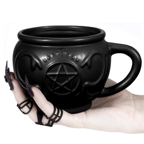 Hemoton Cauldron Mug Unique Halloween Coffee Mug Witches Gift Ceramics Tea Cup For Halloween Banquet Witch Black Coffee Cup ► Photo 1/6