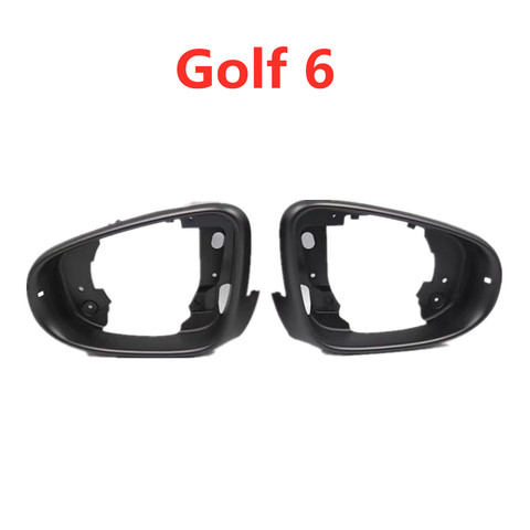Left/Right Side Mirror Rearview Mirrors Housing Frame Cover Glass Holder Trim For Golf 6 MK6 2009-2013 Touran 2009-2015 Bora ► Photo 1/4