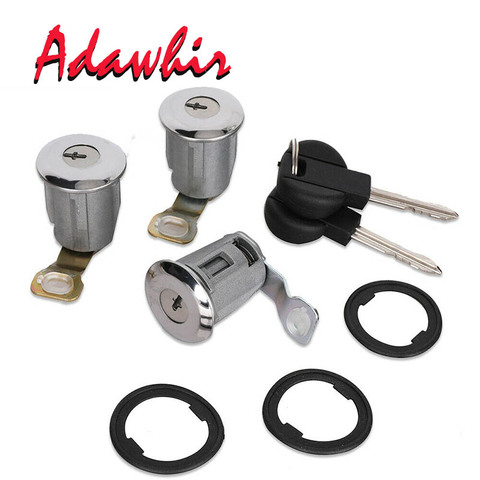 9170G3 252522 LEFT RIGHT DOOR LOCK CYLINDER WITH 2 KEYS FOR CITROEN BERLINGO XSARA PICASSO FOR PEUGEOT PARTNER ► Photo 1/3