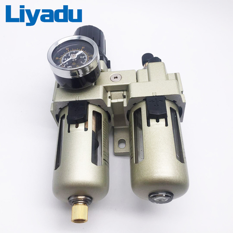 AC5010-06 G3/4 AC5010-10 G1 Oil and water separator filters Air compressor regulating valve Two air filters ► Photo 1/6