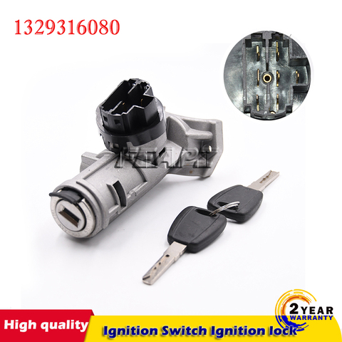 Ignition Switch Ignition lock 7 pins With Key 1329316080 For Fiat Ducato Peugeot Boxer Citroen Jumper 02-06 4162AL ► Photo 1/6