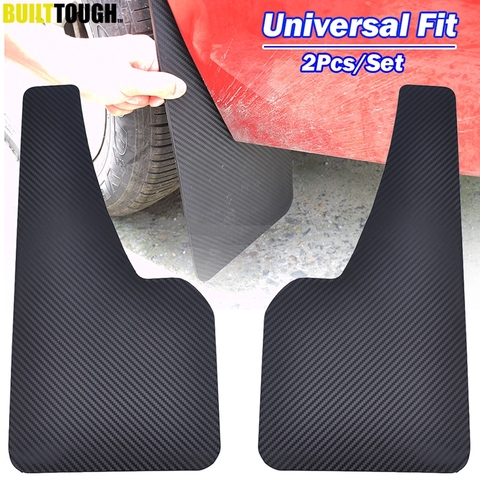 Universal Front or Rear 2pcs Mud Flaps Splash Guards Mudguards Carbon Fiber effect Mudflaps Car Auto Van SUV Pickup Accessories ► Photo 1/6