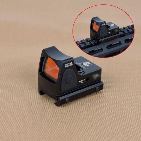 Mini RMR Red Dot Sight Scope Adjustable Collimator Pistol Rifle Reflex Sight Fit 20mm Rail For Hunting Airsoft Optics Sight ► Photo 1/6