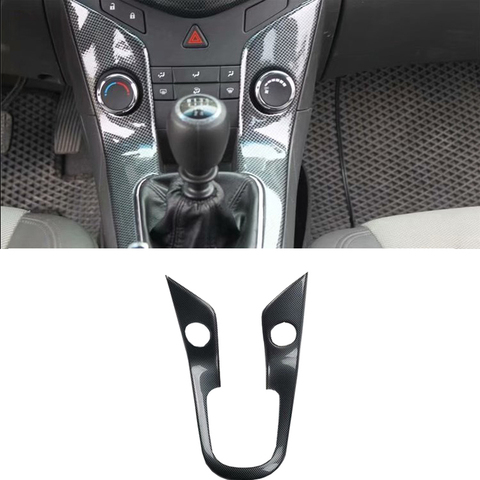 For Chevrolet Cruze 2009-2015 Left Hand Drive 1PC ABS Car Gear Shift Knob Frame Cover Trim Moldings Car Styling Auto Accessories ► Photo 1/6
