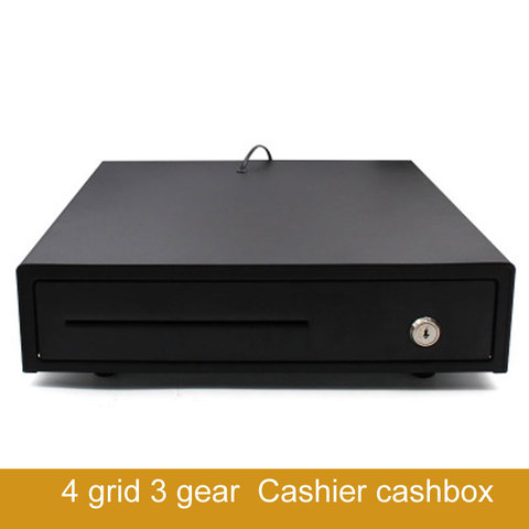 4 grids and 3 section  cash register supermarket cash register box  commercial cash register ► Photo 1/6