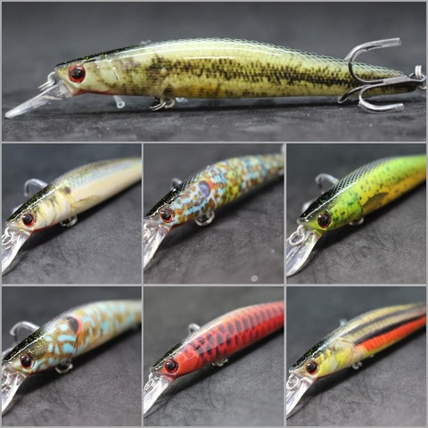 wLure 13.5g 11.4cm Lifelike Weight Transfer for Long Distance Throwing Floating Lure Jerkbait  2 #4 Upgraded Treble Hooks HM673 ► Photo 1/6