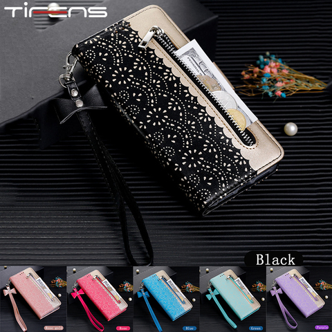 Luxury Wallet Case For Samsung Galaxy S20 Ultra S10 E S9 S8 Note10 Plus 5G S7 S6 Edge J3 J5 J7 2017 J4 J6 Plus 2022 Phone Cover ► Photo 1/6