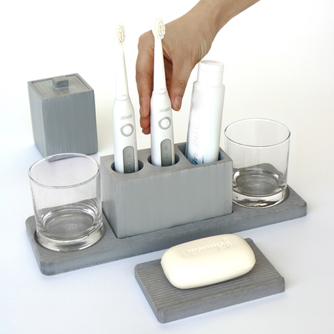 Bathroom the bathroom receives three sets of cement pendulum parts silicone mold receive pallet silicone mold ► Photo 1/5