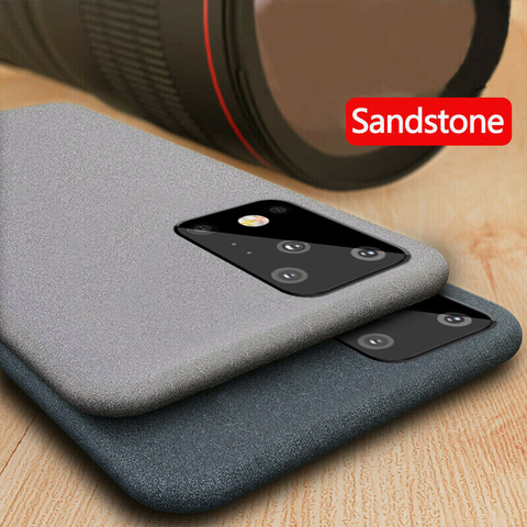 YISHANGOU Luxury Sandstone Matte Soft Phone Case For Samsung Note 10 20 S20 FE Plus Ultra S10e A50 70 M51 A51 A71 81 Note10 Lite ► Photo 1/6