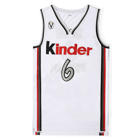 6 Manu Ginobili Bologna Kinder Bologna Vitus National man basketball jerseys size S-3XL ► Photo 1/6