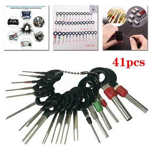 New 59Pcs Car Electrical Terminal Removal Tool Kit Wire Plug Connector Pin  Release Extractor Puller for Automotive Repair Tools