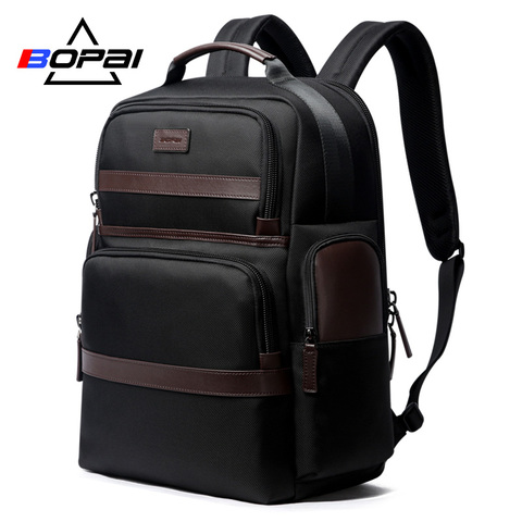 BOPAI Anti-thief USB Charging 15.6 Inch Laptop Backpack for Women Men Cool Travel Backpack with Water Bottle Pocket Male Mochila ► Photo 1/6
