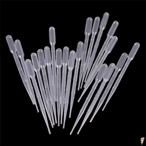 4/20pcs  Disposable Plastic Squeeze Transfer Pipettes Dropper For Silicone Mold UV Epoxy Resin Jewelry Making 3ML ► Photo 1/6