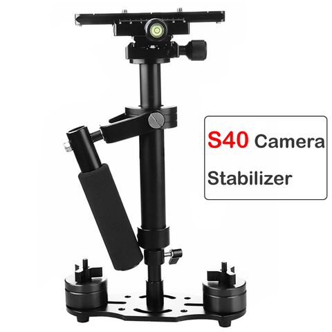 S40 Handle Stabilizer 40cm Photography Video Aluminum Alloy Handheld Stabilizer Shooting Steadycam DSLR Steadicam DSLR Camcorder ► Photo 1/6