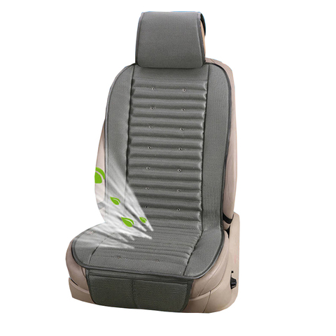 Luxury 12V Summer car seat cushion air cushion with fan seat cushion car seat cooling vest cool summer ventilation cushion ► Photo 1/6