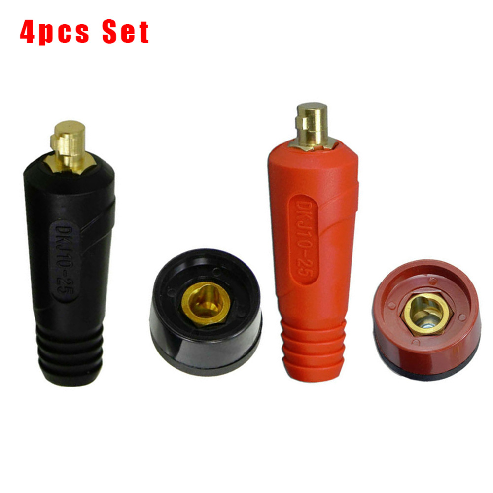 4pcs TIG Welding Cable Panel Connector Accessory Plug Socket Welding Machine Quick Fitting Connector DKJ10-25 & DKZ10-25 ► Photo 1/6