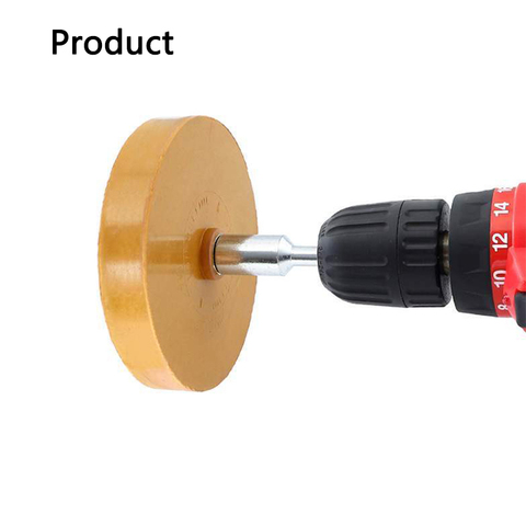 Car Decal Remover Pneumatic Rubber Remover Wheel Sticker Film Glue Removal Eraser Scraper Disk Paint Cleaner Polish Tool ► Photo 1/6
