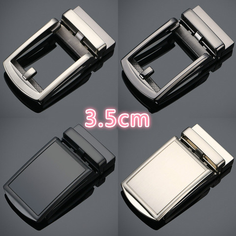 New Men's Business Alloy Automatic Buckle Unique Men Plaque Belt Buckles for 3.5cm Ratchet Men Apparel Accessories Designer Belt ► Photo 1/6