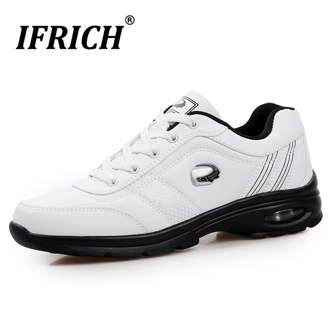 Waterproof Running Shoes Mens Sport Gym Sneakers Golf Shoes Athletics Leather Designer Brand Male Cushion Walking Shoes for Man ► Photo 1/6