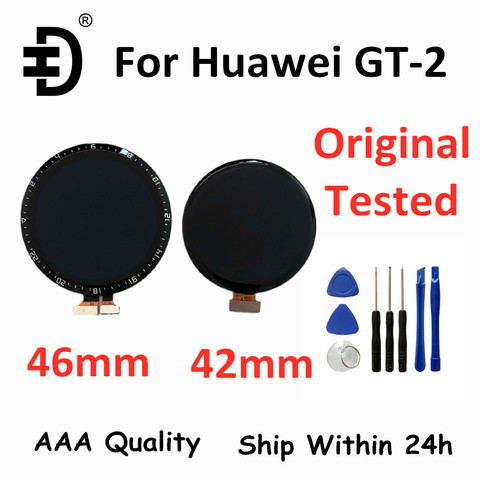 Original Screen For Huawei Watch GT 2 LTN-B19 DAN-B19 LCD Display Touch Panel Digitizer Display For Huawei Watch GT2 46MM 42MM ► Photo 1/6