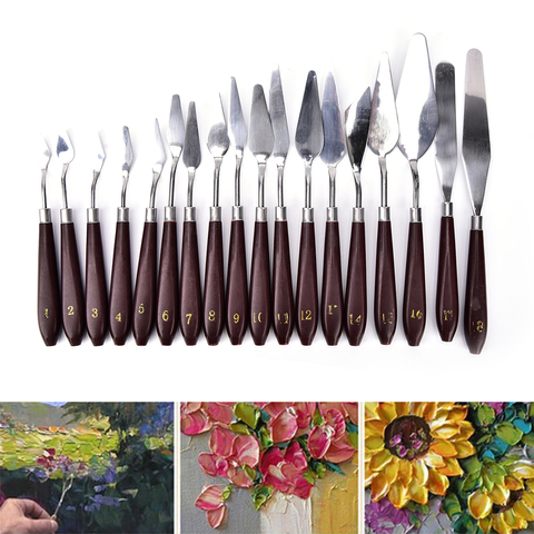 1pcs Stainless Steel Painting Palette Scrape Tools Shovel Spatula oil painting Knife Artist Tool for Office School Supplies ► Photo 1/6